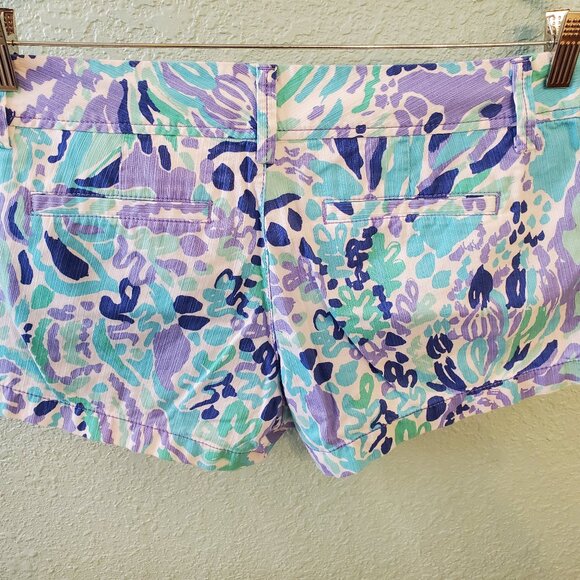 Lilly Pulitzer "Nice Ink" Size 8 The Walsh Short 3" inseam - Picture 7 of 7
